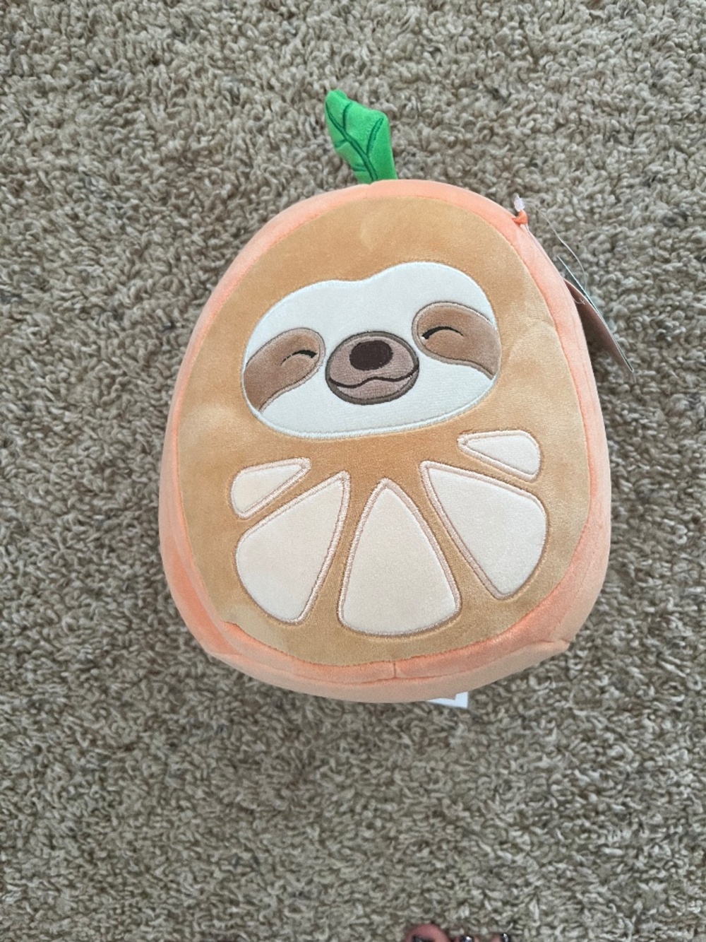 Squishmallows 8-Inch Simon Orange Sloth Jazwares Plush Stuffed Animal